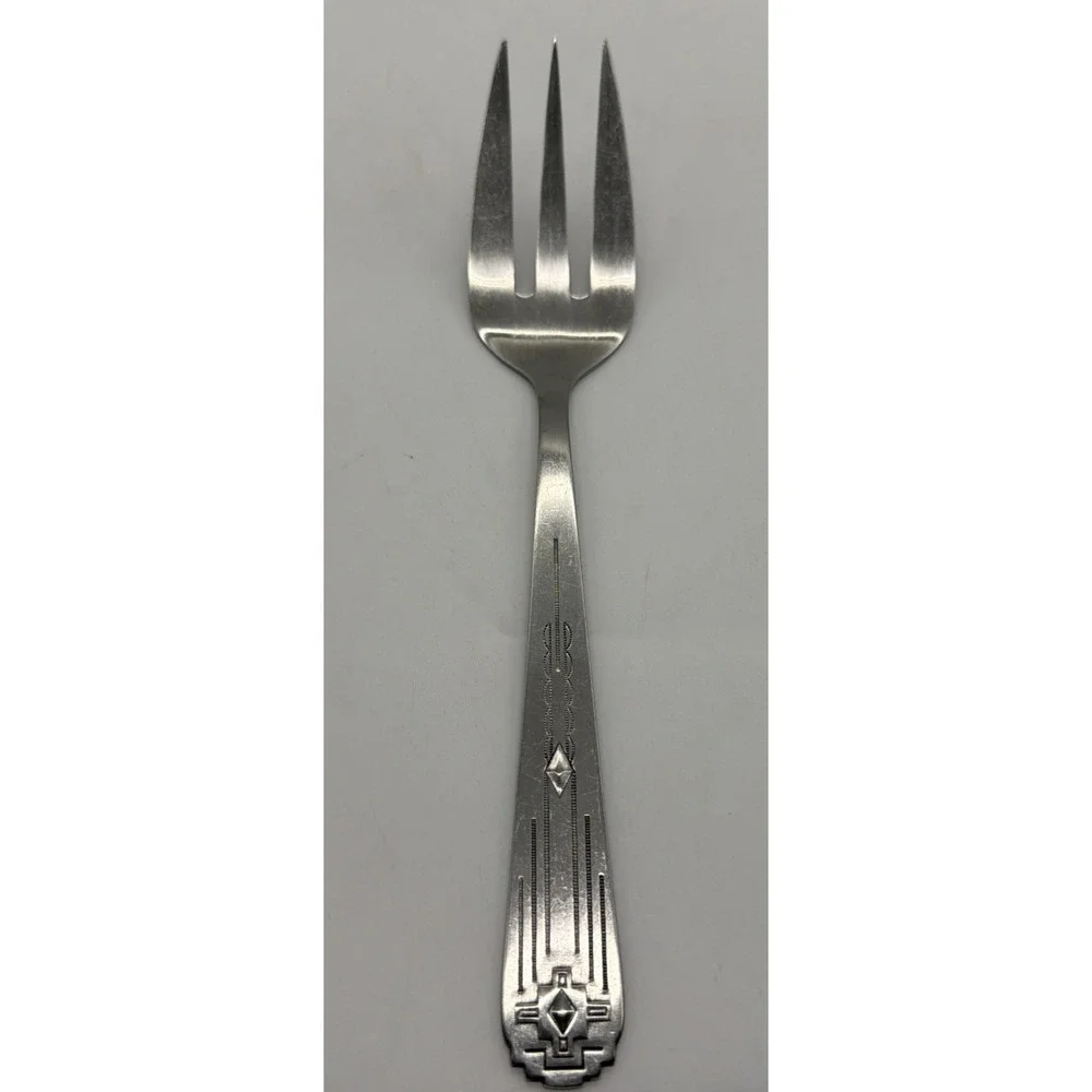Zia International Silver 1990-93‎ Medium Serving Cold Meat Fork